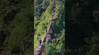世界少有天堂階梯！非常特殊單面山峭壁美景｜孝子山 慈母峰 #新北登山 #新北景點 #孝子山