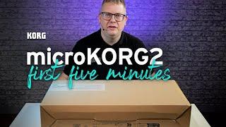 Get started with the Korg microKORG2 - unboxing and quick tips