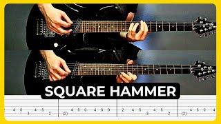 Square Hammer - Ghost | Guitar Cover with Tabs | Guitar Lesson | All Guitar Parts | Solos