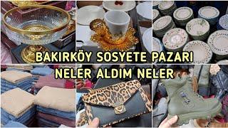 Bakırköy sosyete pazarı‼️yeni video‼️ kıyafet alışverişi  ayakkabı alışverişi ‼️çeyiz alışverişi