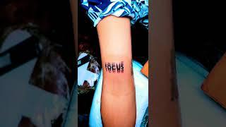 3D FONTS FOCUS TATTOO LATTER DESING MEN HAND ALLEN 3D TATTOO HOUSE