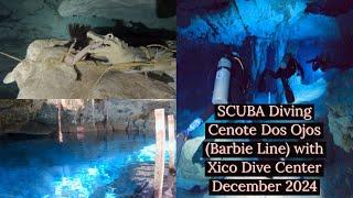 SCUBA Diving Cenote Dos Ojos (Barbie Line) with Xico Dive Center December 2024