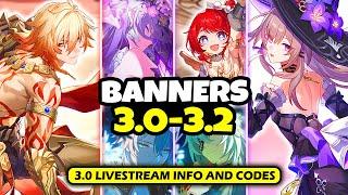 NEW UPDATE! CHARACTER BANNER ROADMAP FOR 3.0-3.1 ALONG WITH RERUNS - Honkai: Star Rail