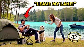 HOA Karen Called 911 When I Camped at My Own Lake — Turns Out They’ve Been Trespassing!
