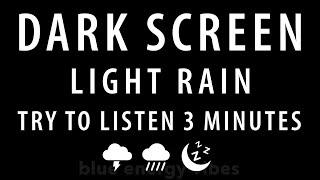 10 hours Relieve & Goodbye Stress with rain Sounds for Sleeping & Relaxing BLACK SCREEN