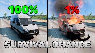 Best Of BeamNG.drive Realistic Crashes #3 | Epic Survival Chance Test