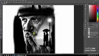 How to use photoshop for tattoo design - TATTOONN