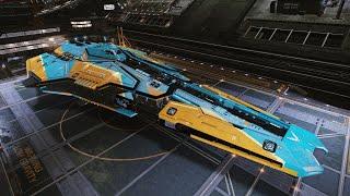 Federal Corvette в зоне конфликта высокой напряжённости | Elite Dangerous