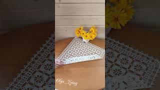 Салфетка крючком Цветочная Поляна #crochet #crocheting #homedecor #салфеткакрючком  #tablecloth