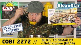 COBI® 2272  SD.KFZ 10 & FIELDKITCHEN  EXECUTIVE EDITION 2022 ▶️ UNBOXING, REVIEW & HISTORY  ️ 4K