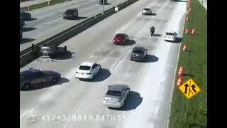 AMAZING CONCRETE BARRIER CRASH IN WISCONSIN