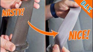 How to Safely SUPER CLEAN a Disgusting Seat Belt