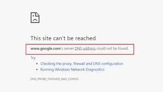 How to Fix Server DNS Address Could Not Be Found Error in Chrome