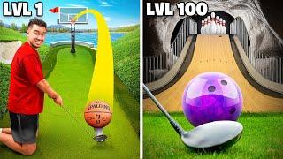 Golf but Using Level 1 to 100 SPORTS