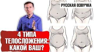 4 типа телосложения: какой ваш? (русская озвучка)