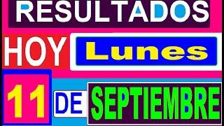 Ultimos RESULTADOS SORTEOS DE LOTERIAS Y CHANCES DE HOY LUNES 11 DE SEPTIEMBRE 2023 (actualizacion)