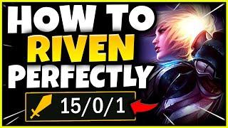 HOW TO PLAY RIVEN 100% PERFECTLY IN SEASON 12 (DO THIS) - S12 RIVEN GAMEPLAY (season 12 Riven Guide)