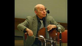 Janos Starker teaching Boccherini Sonata in A Major