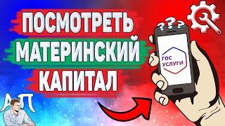 Как посмотреть материнский капитал на Госуслугах? Как получить выписку по маткапиталу?