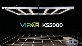 Viparpectra KS5000 LED grow light PAR test and review