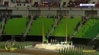 Ashgabat 2017 -  Opening Ceremony Highlights. Stadium Announcer Trish Bertram