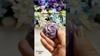 Bellarosa Gems | Natural Amethyst Rose | 62 Grams | Healing Crystals  #agate #reikicrystalproducts