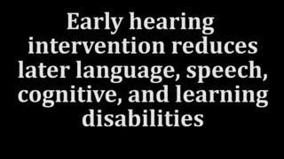 Early Hearing Detection and Intervention (ND EHDI)