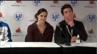 Skate Canada International: Short Dance Press Conference
