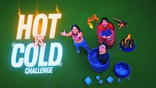 HOT VS COLD WATER CHALLENGE WITH MY BROTHER & SISTER | Rimorav Vlogs