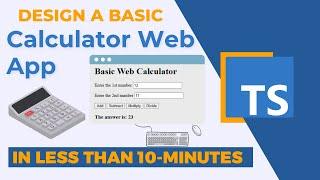 Building a Simple Calculator App with TypeScript and HTML: A Beginner's Guide