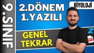 9.sınıf biyoloji 2.dönem 1.yazılı konu anlatımı  Full Tekrar / Genel Tekrar 2025