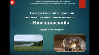 Государственный природный заказник "Навашинский": виртуальная экскурсия