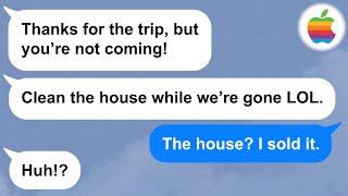 【Apple】My husband stole my plane ticket to give to his mom, leaving me behind to watch the house.