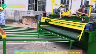 2020 newest design veneer peeling machine, wood veneer peeling machine