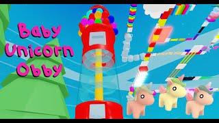 Baby Unicorn Obby - Roblox - Zaira's World