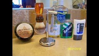 Razorock GERMAN 37 SLANT RAZOR, Yaqi 22mm Cola, Razorock Don Marco, Review & Face Shave