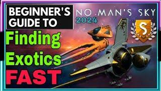 Beginner's Guide For Finding Exotic ships Fast | nms 2024 | ship hunting tutorial