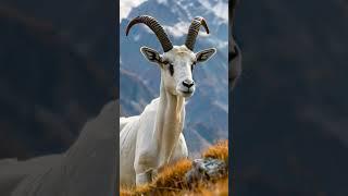 Addax In Mountains #addax #animal #wildlife #mountain #ai #aiinsights #shorts #ytshorts