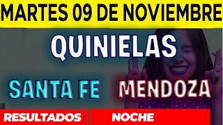 Resultados Quinielas Nocturna de Santa Fe y Mendoza, Martes 9 de Noviembre