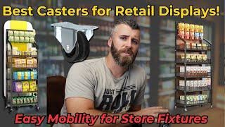 General Duty Casters | For Store Fixture Displays, Dollies, & Furniture