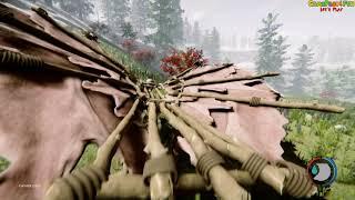 The forest 1.11 Прохождение 12, Нашёл енотов, шкура енота, костюм от холода