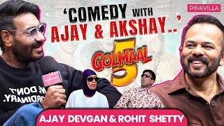 Ajay Devgn & Rohit Shetty on Akshay Kumar Comedy, Salman Khan Cameo, Singham Again, Golmaal 5 Update