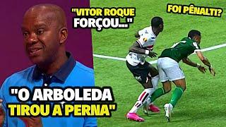 FOI PÊNALTI NO VITOR ROQUE? PC OLIVEIRA ANALISA PÊNALTI DO ARBOLEDA EM PALMEIRAS X SÃO PAULO