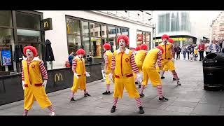 Flash Mob Dancers Against McDonald's Animal Welfare