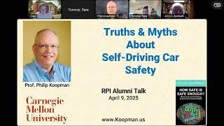 Pittsburgh | Truth’s and Myths about Self-Driving Car Safety