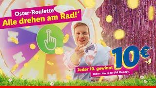 LIDL PLUS OSTER-ROULETTE | ALLE DREHEN AM RAD | JEDER 10. GEWINNT 10 €*