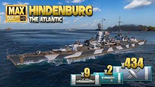 Cruiser Hindenburg on map Greece - World of Warships