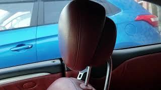 Как отстреливают подголовники при ДТП. Как убрать обратно? | W209 Neck-Pro headrest reset