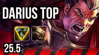 DARIUS vs GAREN (TOP) | 5/0/1 | KR Master | 25.5