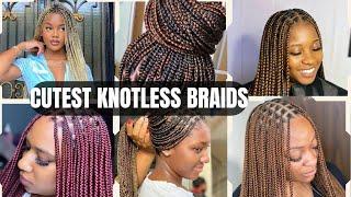 2024 Latest Knotless Braids Hairstyles/Exquisite Ways to Style Your Knotless Braids/Braids Hairstyle